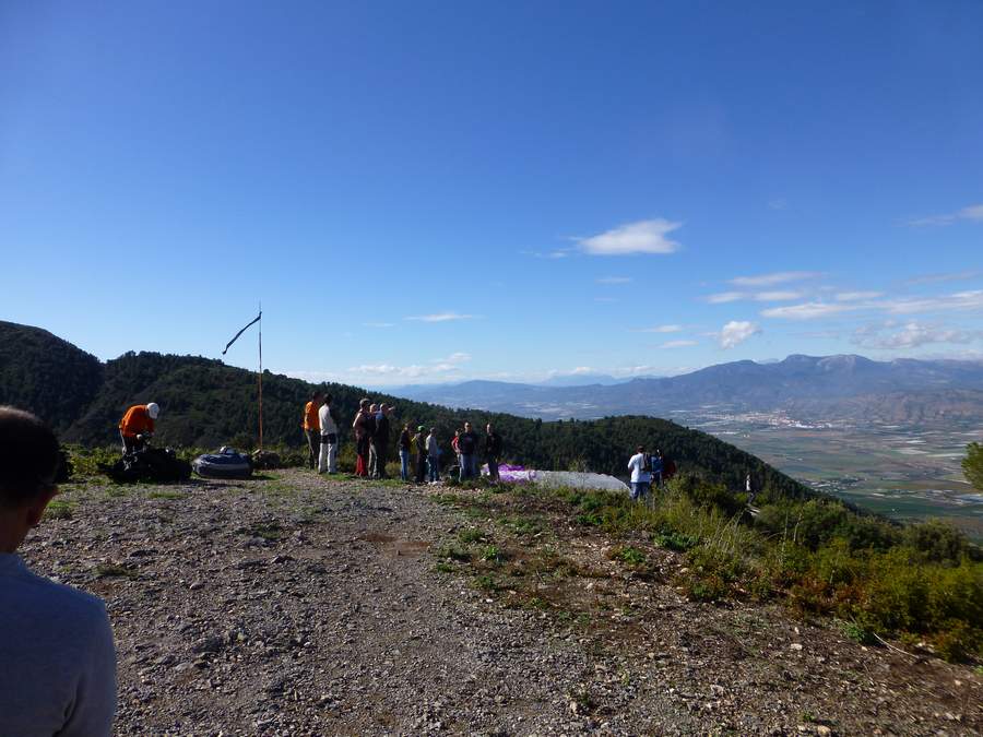 very comitted take off with catabatic winds most of the time making time the key