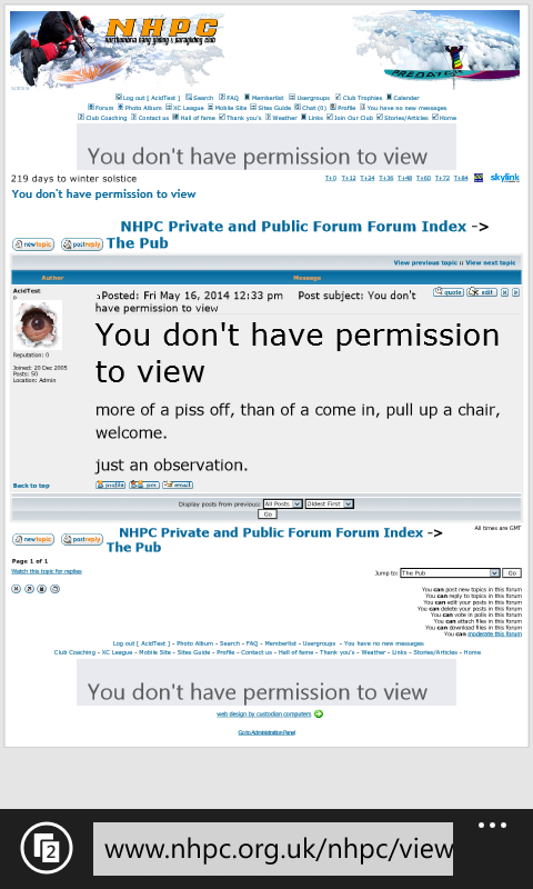 This is what it looks like from my windows phone