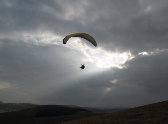Liam soaring East hill